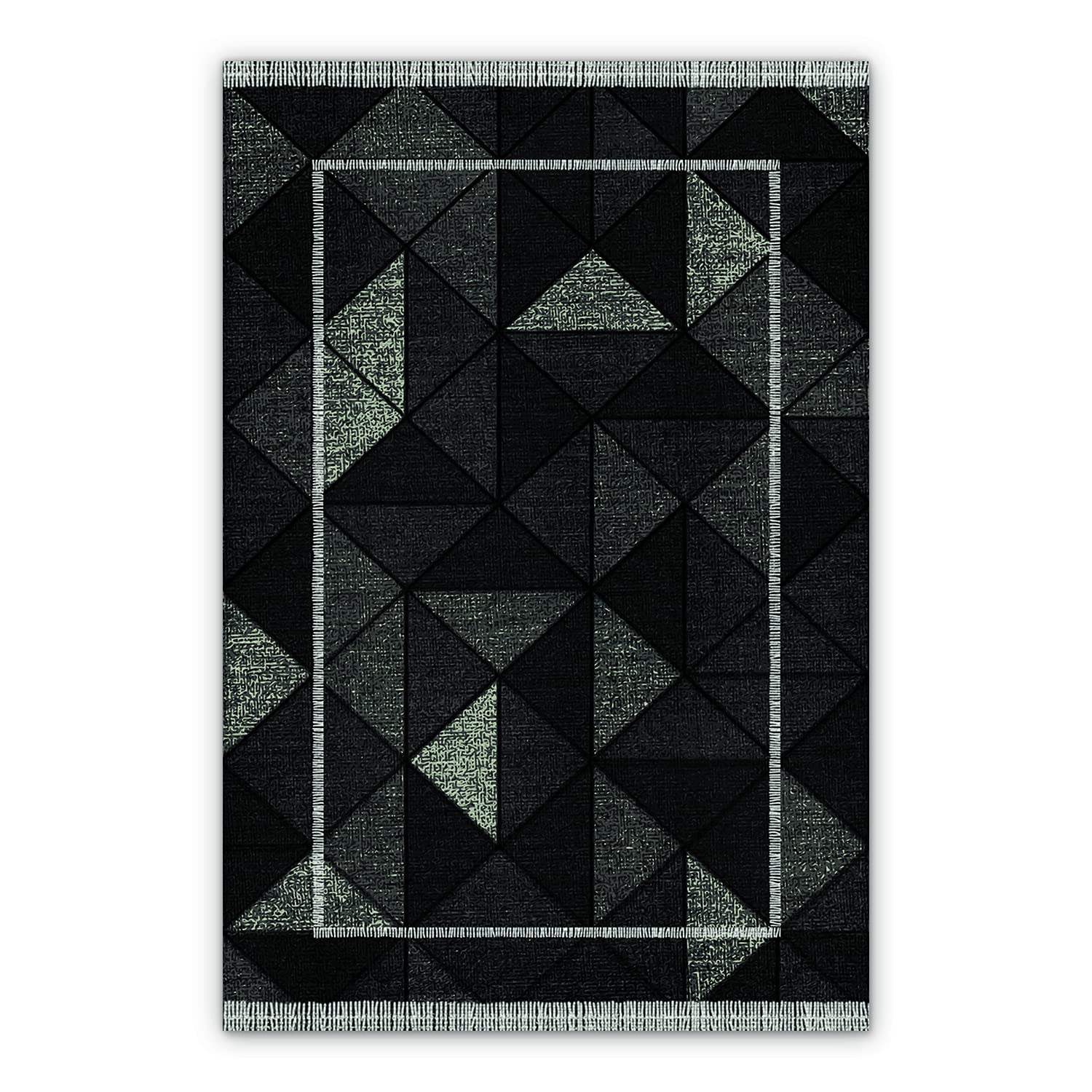 Tapis en vinyle de cuisine abstrait pour sol de salle à manger