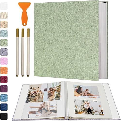Vista 40 de Vienrose Álbum de fotos autoadhesivas para álbumes de recortes para álbum de fotos Vienrose de 11 x 10.6 pulgadas