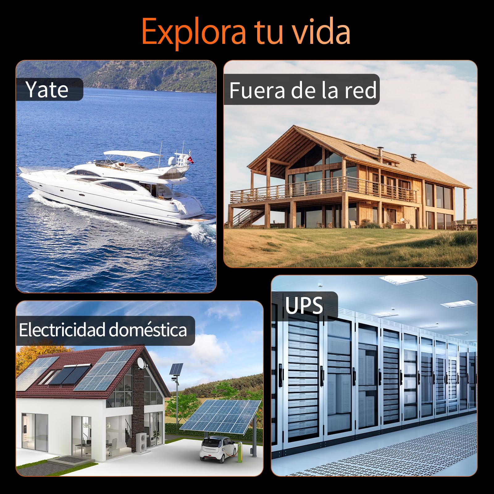 Humsienk Batería Litio LiFePO4 12V 100Ah, 1280Wh, BMS Inteligente de 100A, 4.000–15.000 Ciclos Profundos, Protección Baja Temperatura — para Solar, Autocaravana (RV), Emergencia