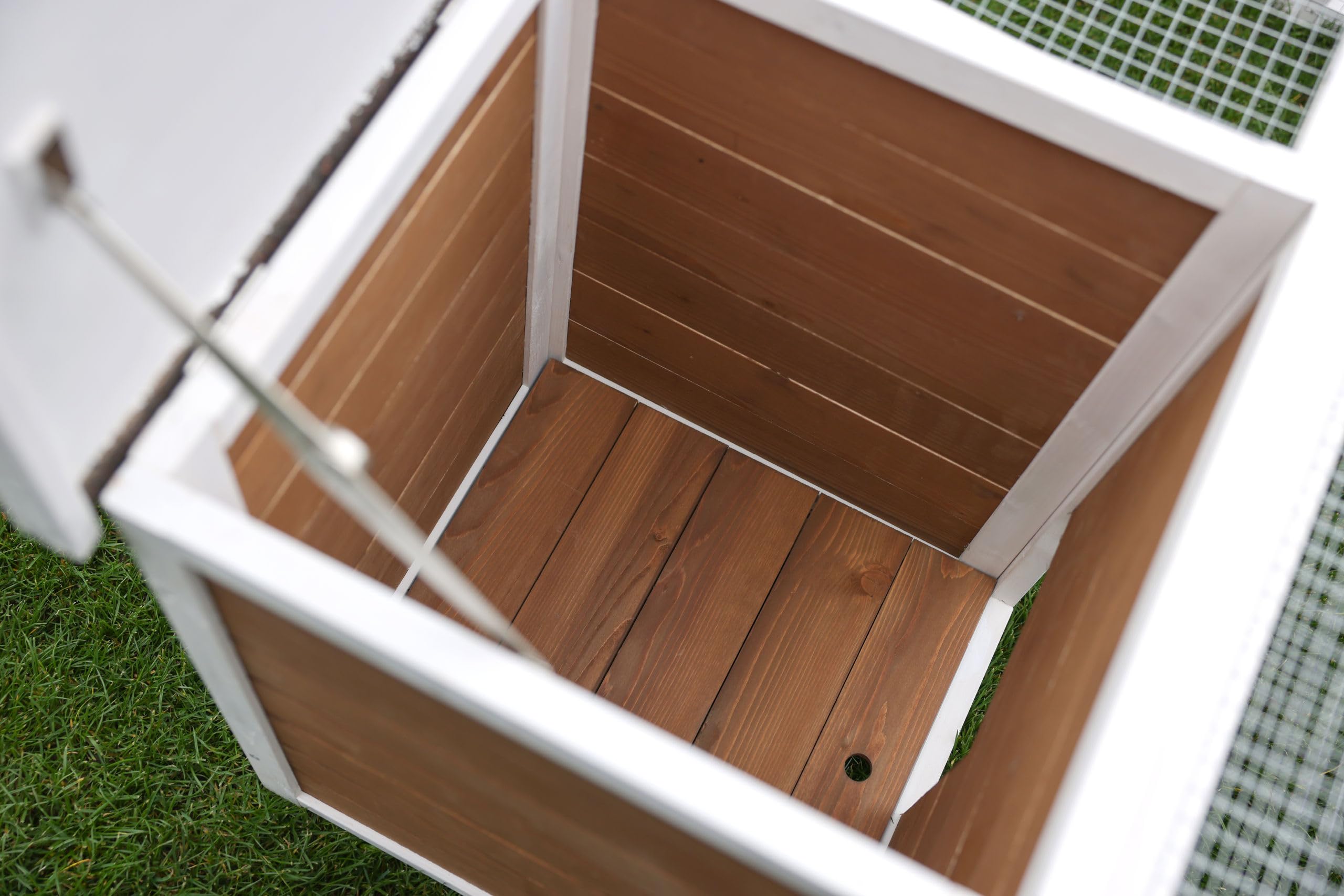 KERBL PET Recinto da esterno con casetta integrata 132x102x59 cm