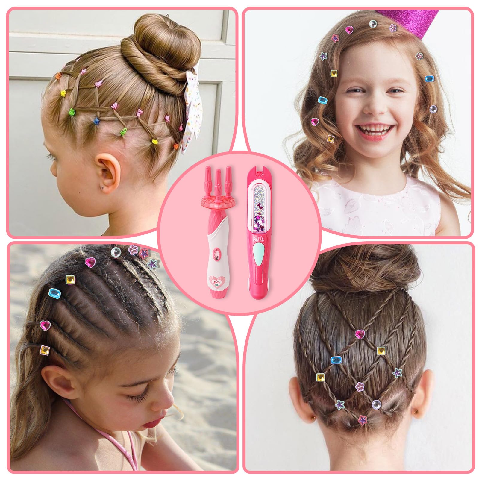Regalo Niña Años Máquina Trenzadora De Pelo Automática Eléctrica
