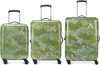 Aristocrat Combat Set of 3 Trolley Bag, Small + Medium + Large Suitcase | Combination Lock | 8 Wheels | 3 Years Internatio... Price In India