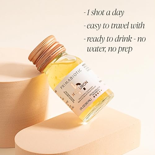 Miniatura 3 de PRIMABIOTIC Ácido hialurónico 250 mg - Sabor Mango 30 Shots x30ml  Vegano, Hidratación Profunda, Anti-envejecimiento y Apoyo a la elasticidad de la