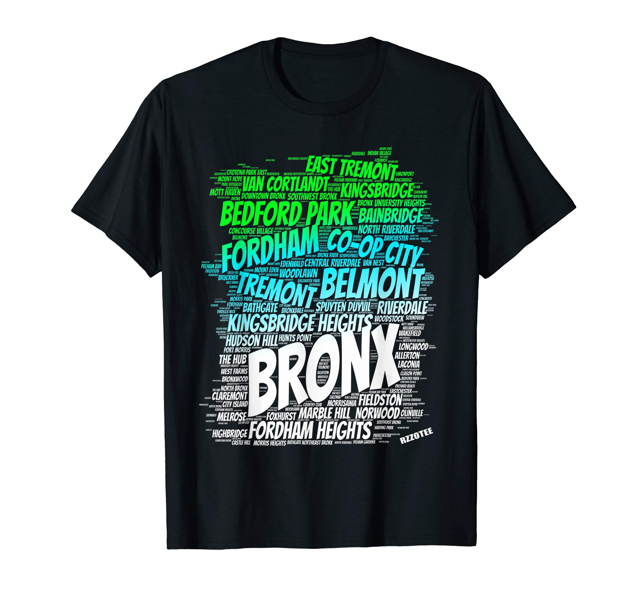 RZZOTEEBoogie down Bronx new York city Pride Map area like a zoo T-ShirtOEKO-TEX STANDARD 100