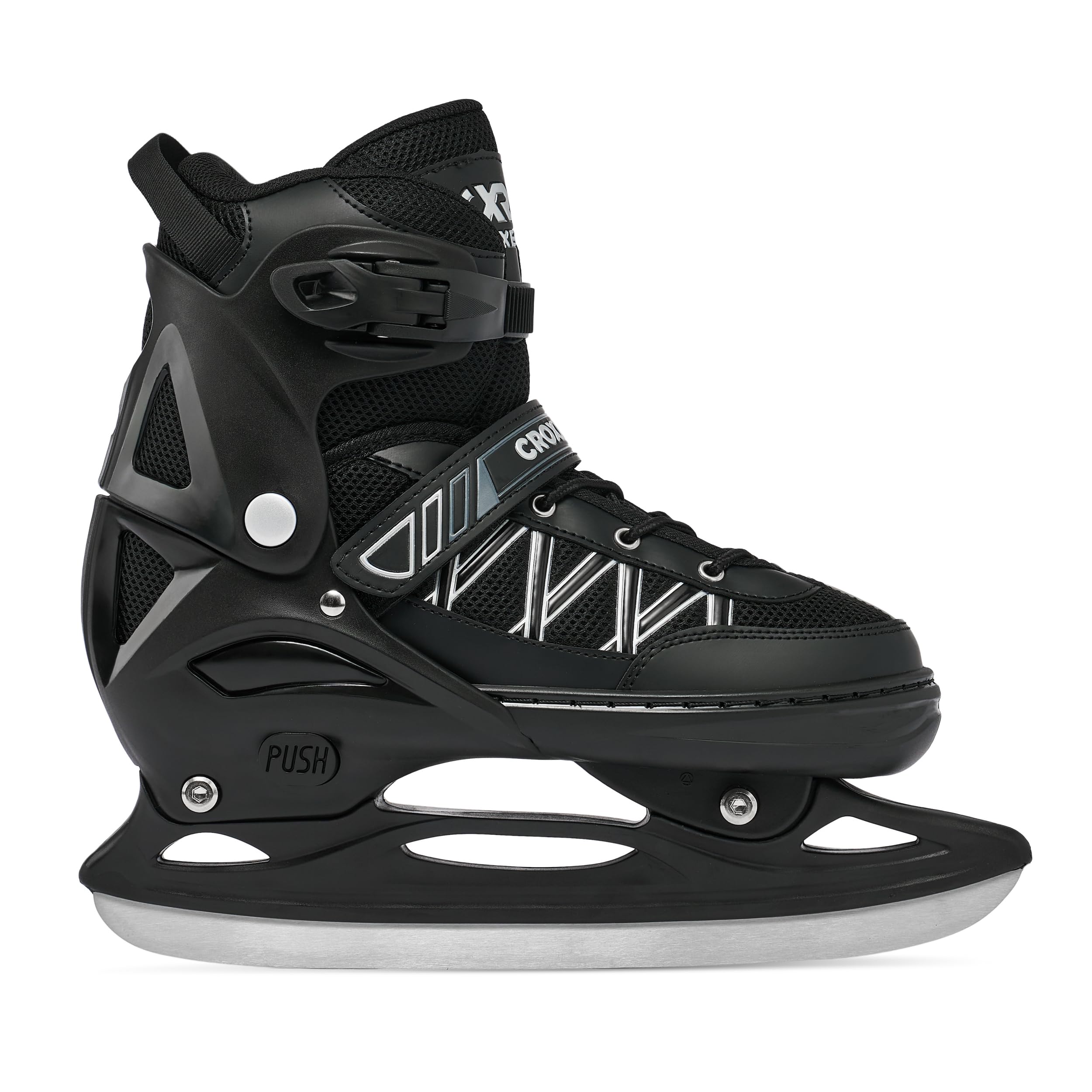Verstellbare 2in1 Inlineskates-Schlittschuhe Torch - 76mm PU Rollen, Gummi-Härte 82A, ABEC-9 Chrome - Double Vent-System & DSAS - Leichte Polycarbonatschale - bis Größe 45