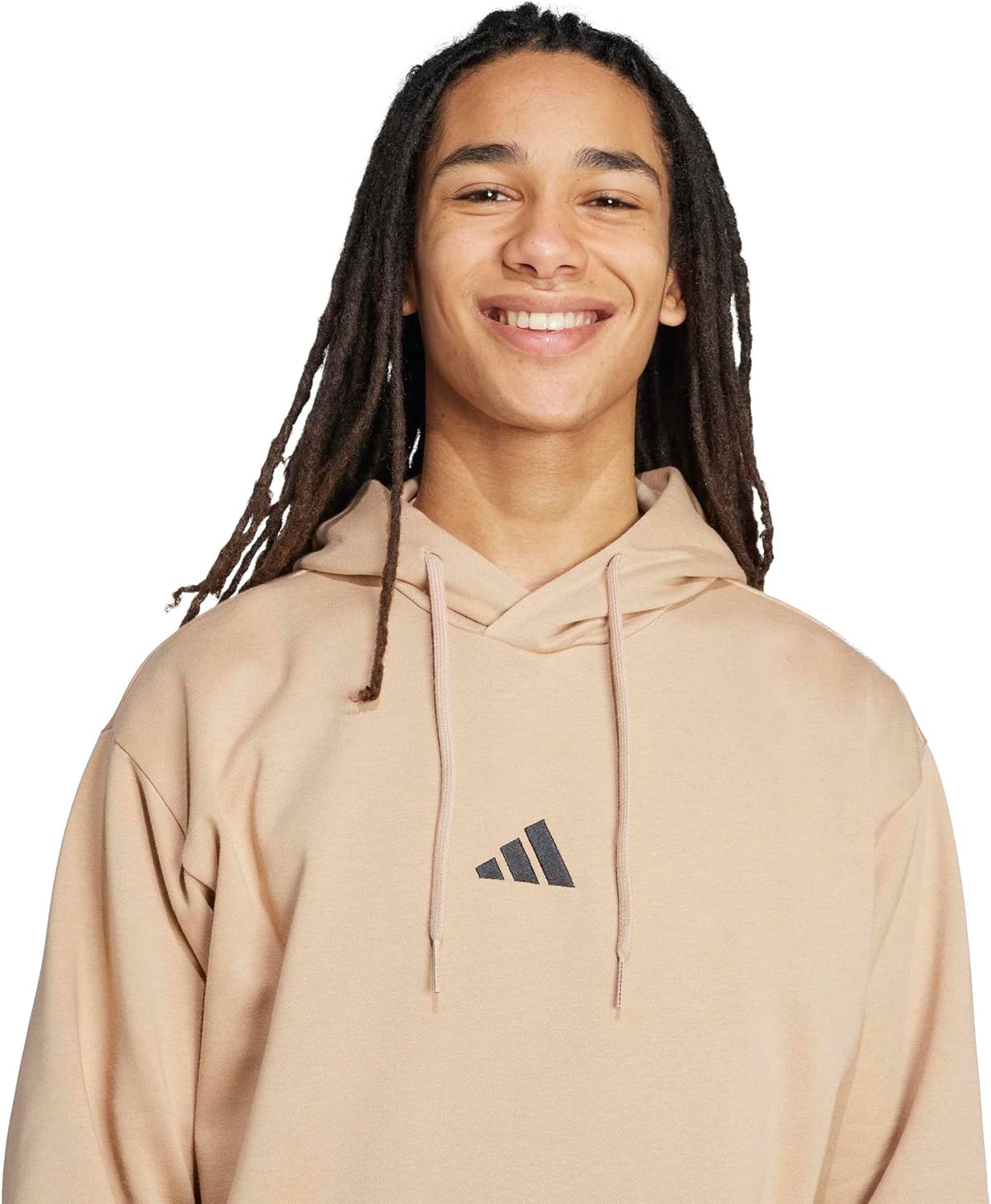 adidas mens Essentials Feelcozy Fleece Hoodie - Image 4