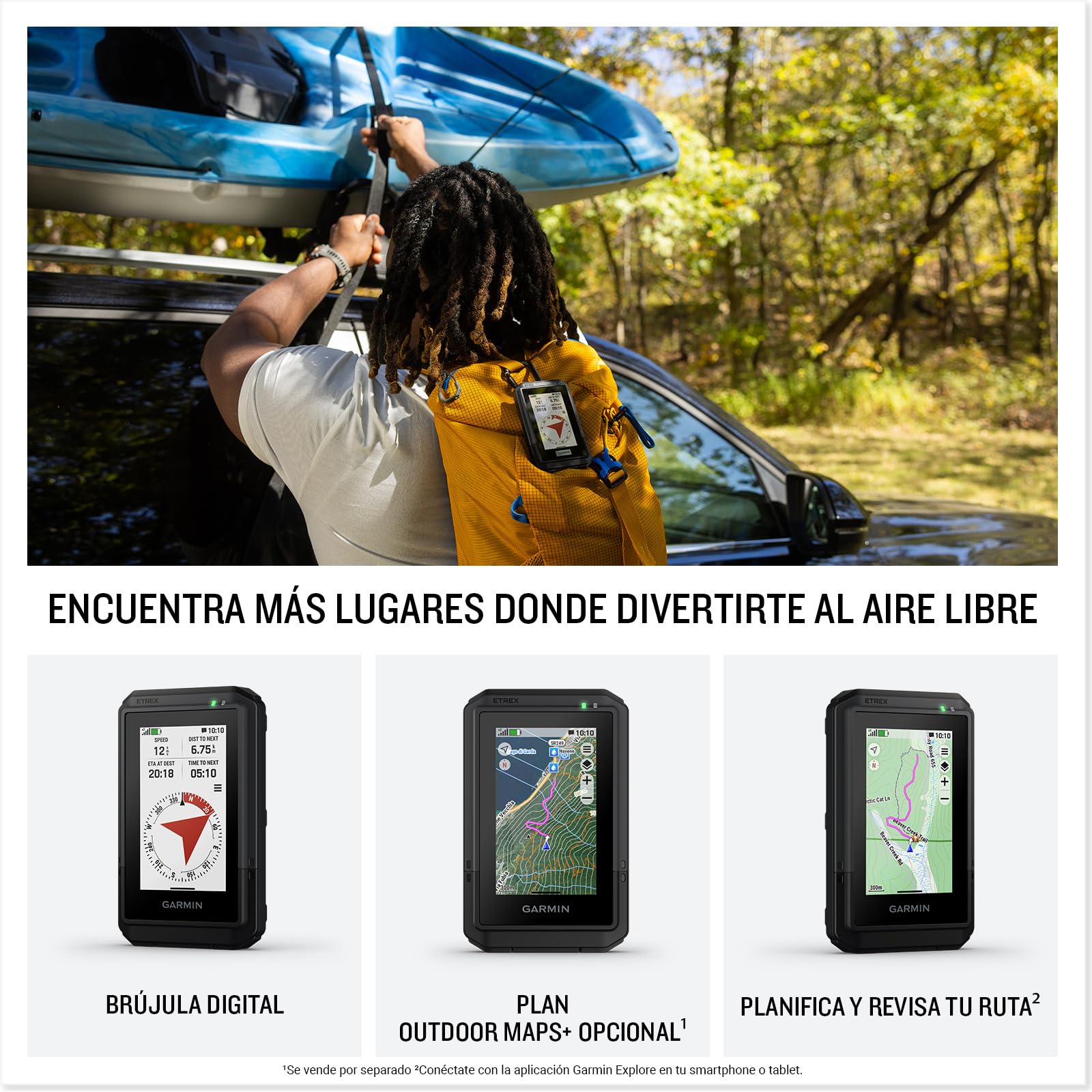 Garmin eTrex Touch, GPS de Mano con Pantalla Táctil, Mapas TopoActive de Europa preinstalados, Diseño Resistente y avanzado, Autonomía de Larga duración de hasta 130 Horas