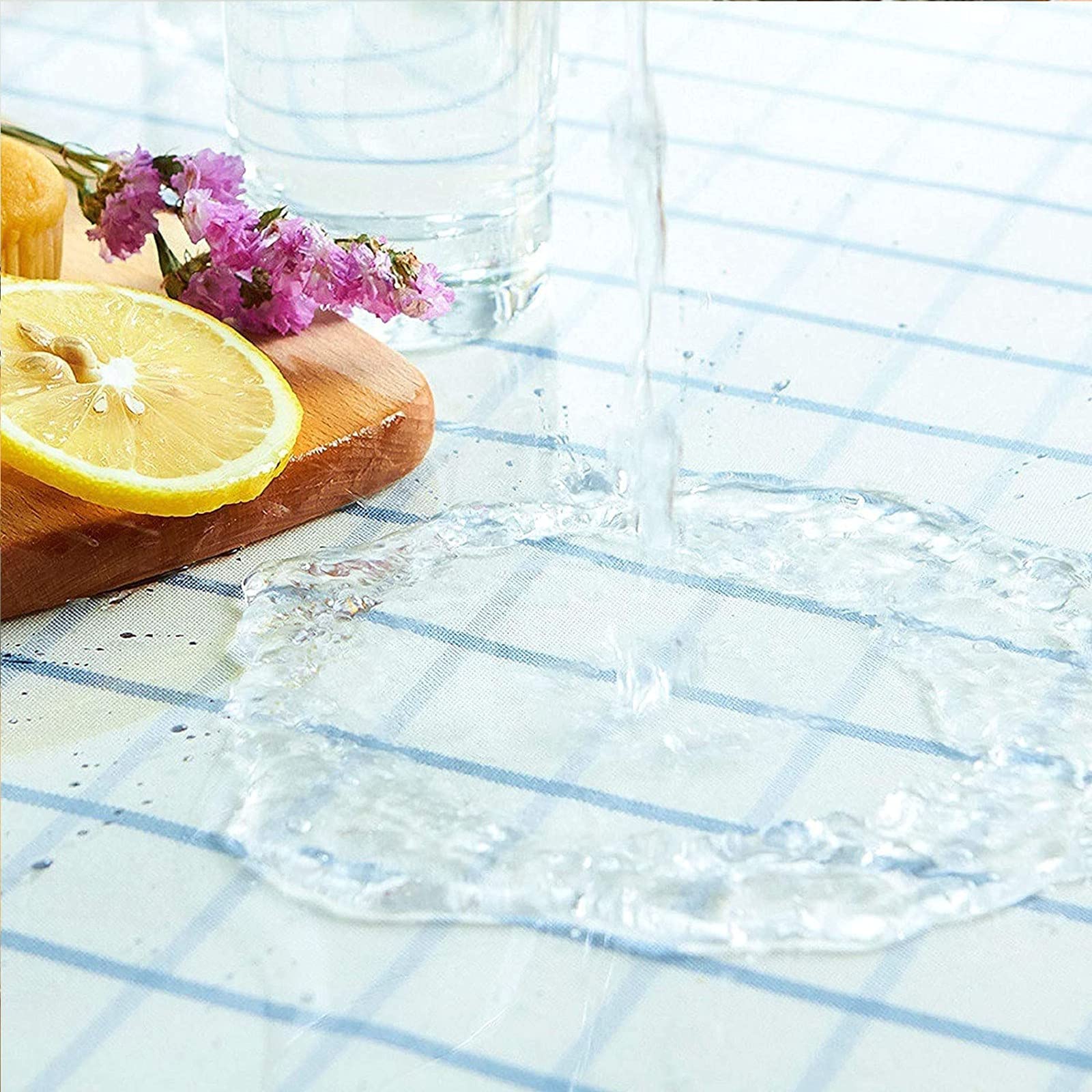 TMGJ Transparent PVC Folie Tischdecke 3mm Tischfolie Schutzfolie Tischschutz Wasserdicht, Abwaschbar,Für Restaurant,Garten,Esszimmer,Büro,Unterstützung Der Anpassung(Size: 100x300cm/39x118in)