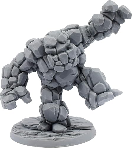 Miniatura 1 de Stonehaven Miniatures Rock Elemental - Figura en miniatura, 100% resina de uretano, 3.661 in de alto, (para juegos de guerra de mesa a escala de