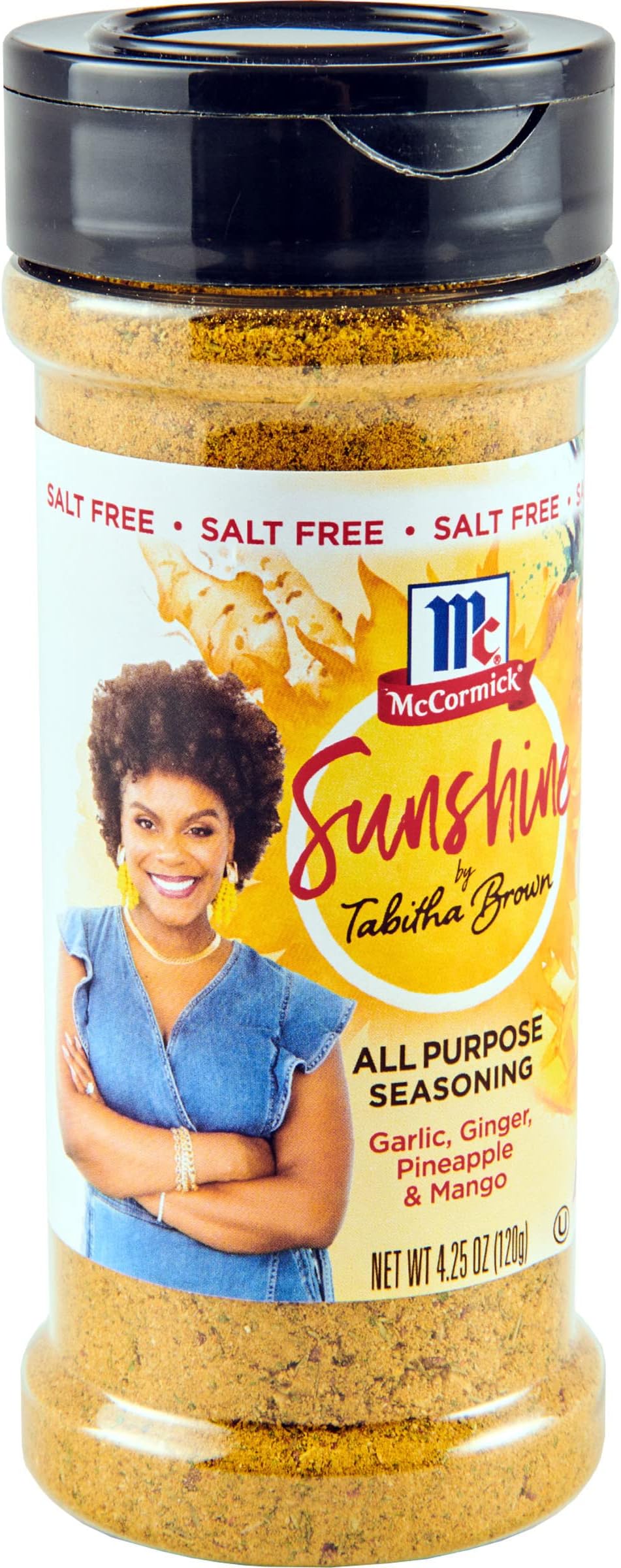 Sunshine All Purpose Seasoning by Tabitha Brown, 4.25 oz