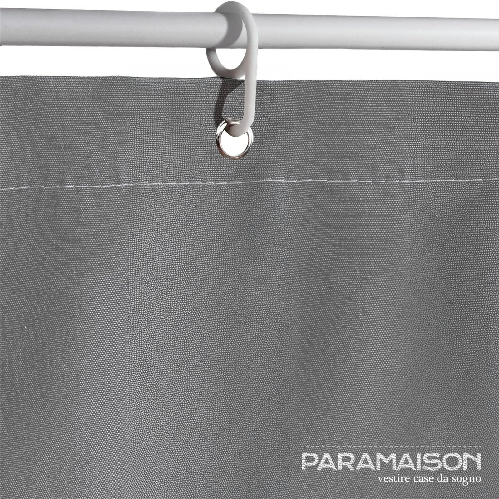 PARAMAISON Tenda Sole a Cascata Varadero, Parasole Ombreggiante con Anelli Idrorepellente | 200x300cm Grigio