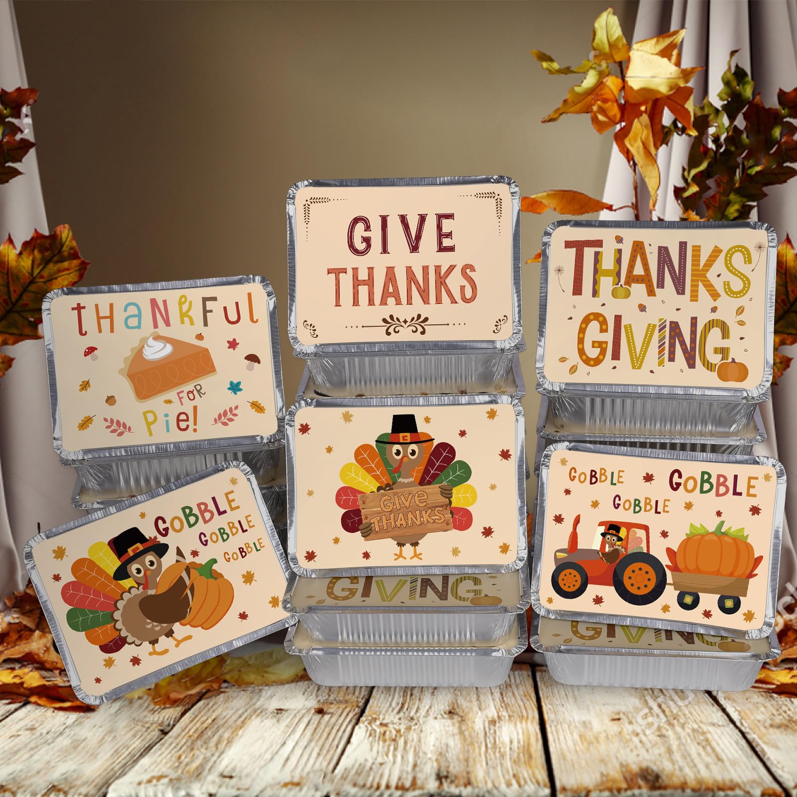 Thanksgiving Leftover Containers - 36 Pack -6
