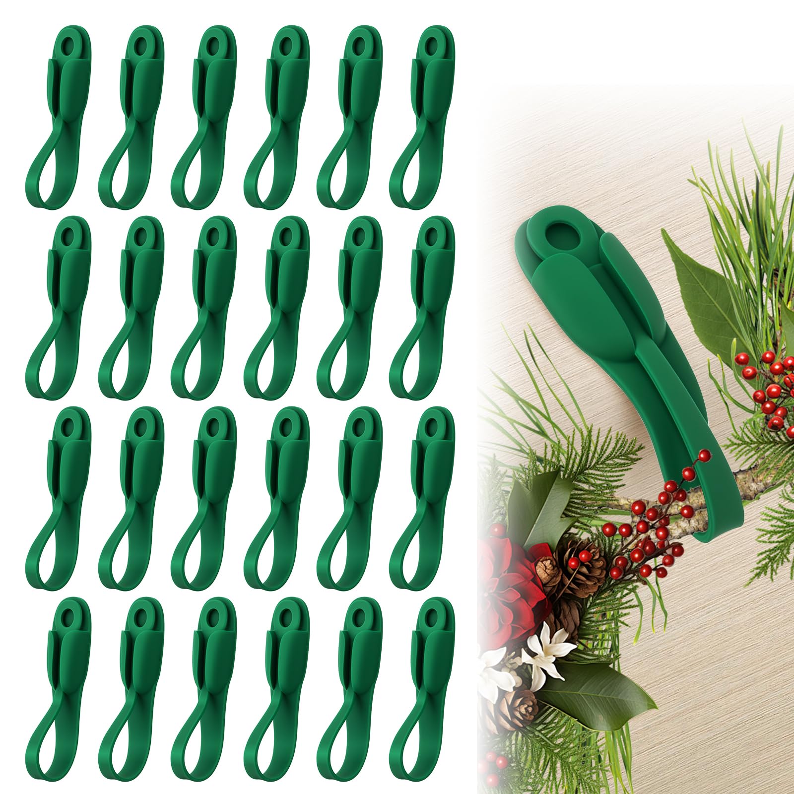 Accroche guirlande de Noël pour cadre de porte et décoration maison