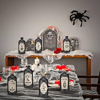 Amazon.co.jp: Dandat ハロウィンガラスポーションボトル 16オンス