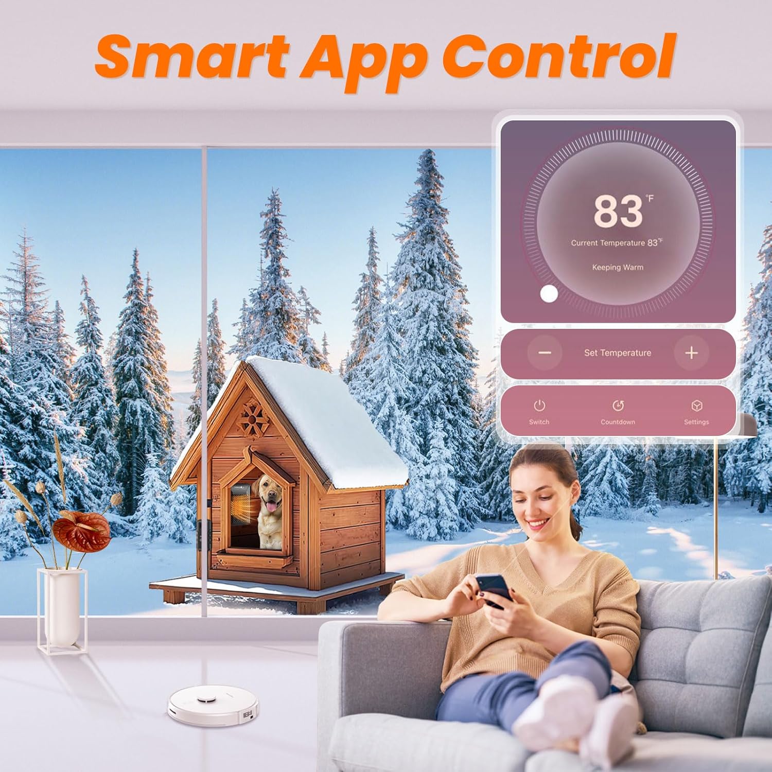 Stay Cozy This Winter: Review of the Smart Dog House Heater with Remote Control