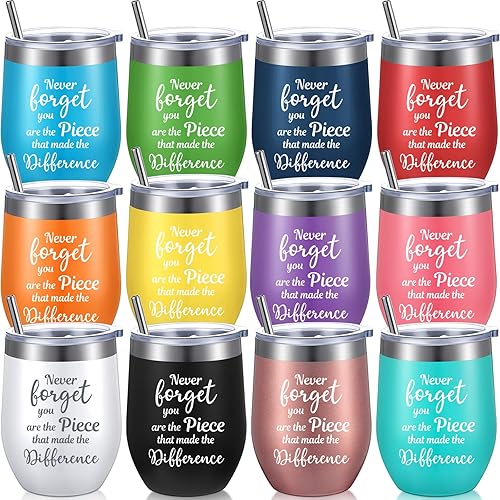 Miniatura 8 de Regalos de agradecimiento para mujeres, vaso de vino para empleados, profesores, regalo inspirador de cumpleaños, graduación, You Are AwesomeSister