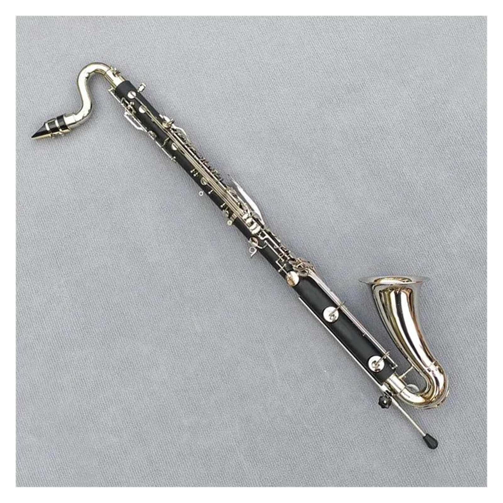Chiavi Placcate In Argento Clarinetto Basso Tono In Sib Strumento Per Clarinetto Con Corpo In Bachelite Con Scatola Di Immagazzinaggio Clarinetto Set