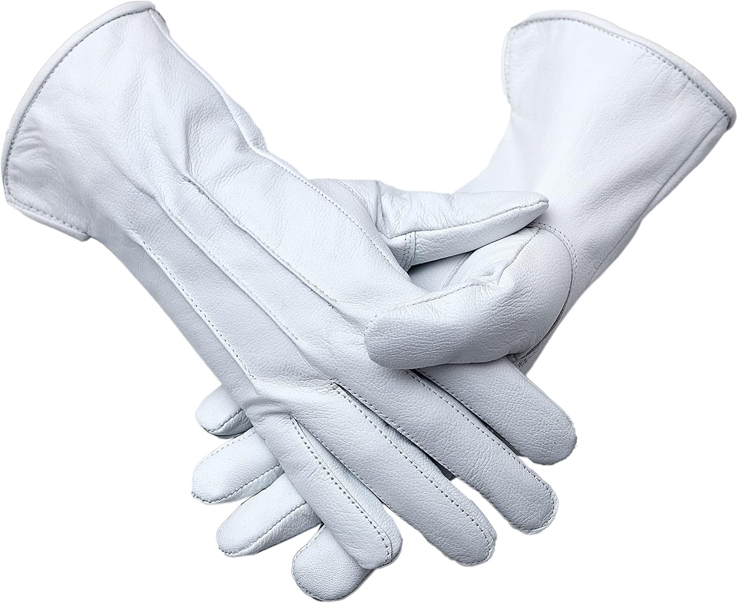 Genuine Leather Unlined Women Dress Gloves With Beautiful Standard Length Extended Up to 2 Inches From Wrist - Image 2