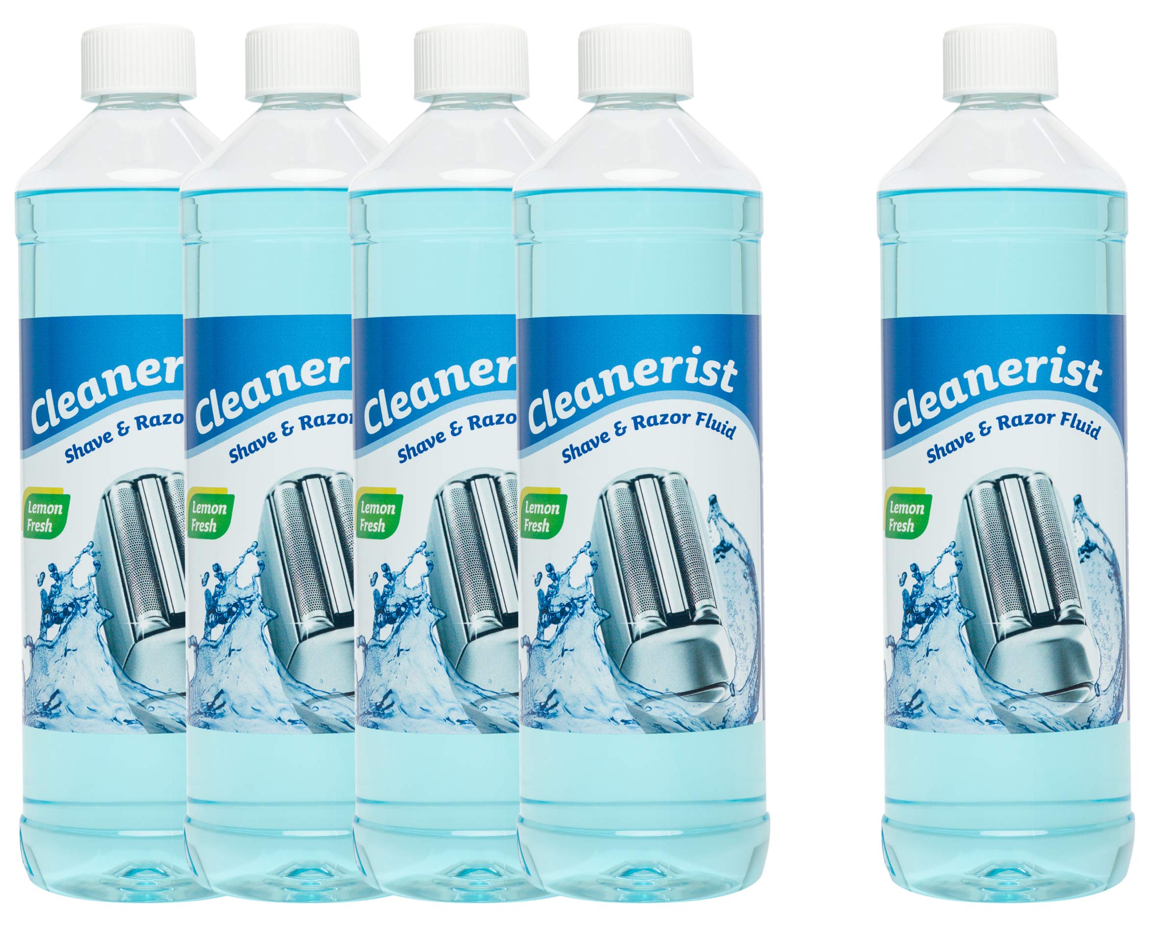Cleanerist - Pulitore per testine di rasatura per la ricarica di macchine Braun Clean&Charge serie 5: 5070 cc, 5090 cc, 5 x 1 litro
