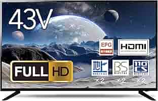 43インチ テレビ 地上/BS/110度CS 4K液晶テレビ 番組録画可能 Amazon | WIS 43インチ 液晶 テレビ 外付けHDD録画機能 W