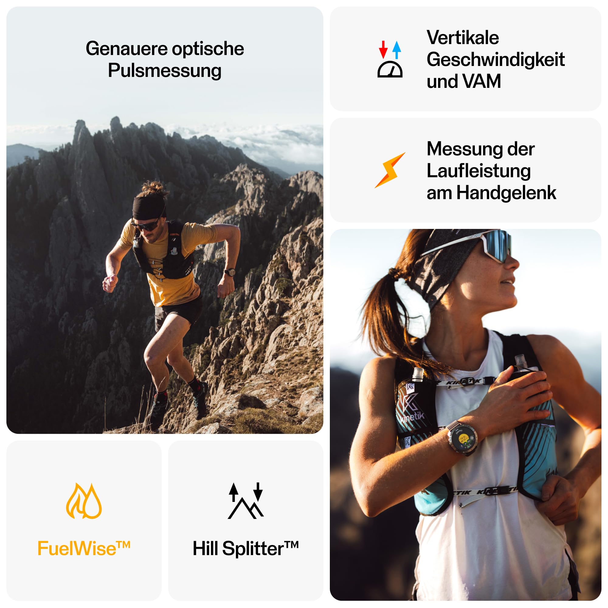 Polar Grit X2 Pro – robuste GPS-Sportuhr mit optischer Pulsmessung, Smartwatch-Navigation und Biosensorik für Beste Leistungen. Die Outdoor-Uhr für das ultimative Abenteuer