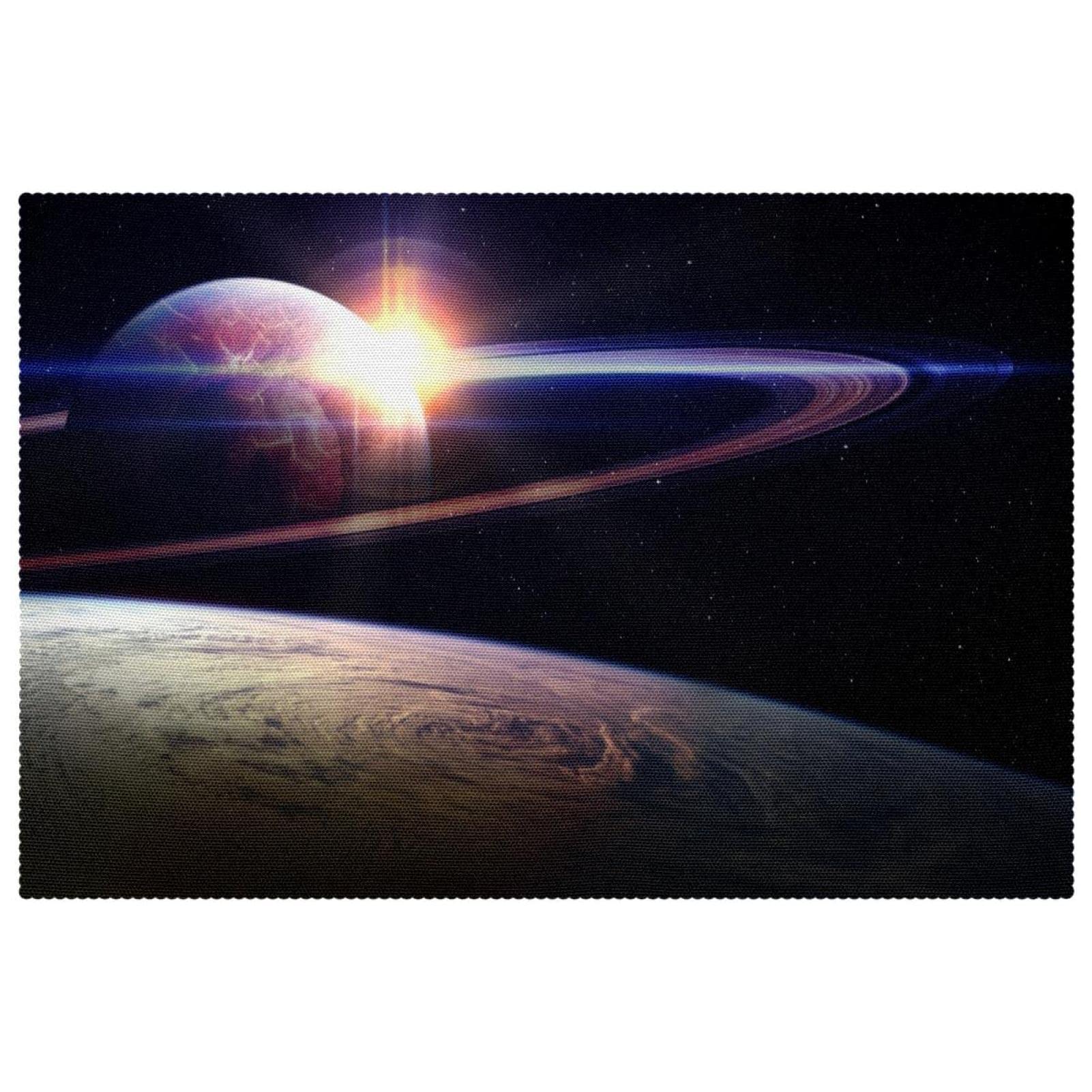 Set de table Planet In Starri Night pour sublimer vos dîners et tables de fête en famille