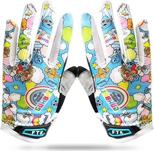 Miniatura 4 de Kids Bike Gloves Boys Girls Gel Padded Full FingerHalf Finger Road Riding Mountain Bicycle Non-Slip Cycling Glove for Youth Junior Children Ages 2-11