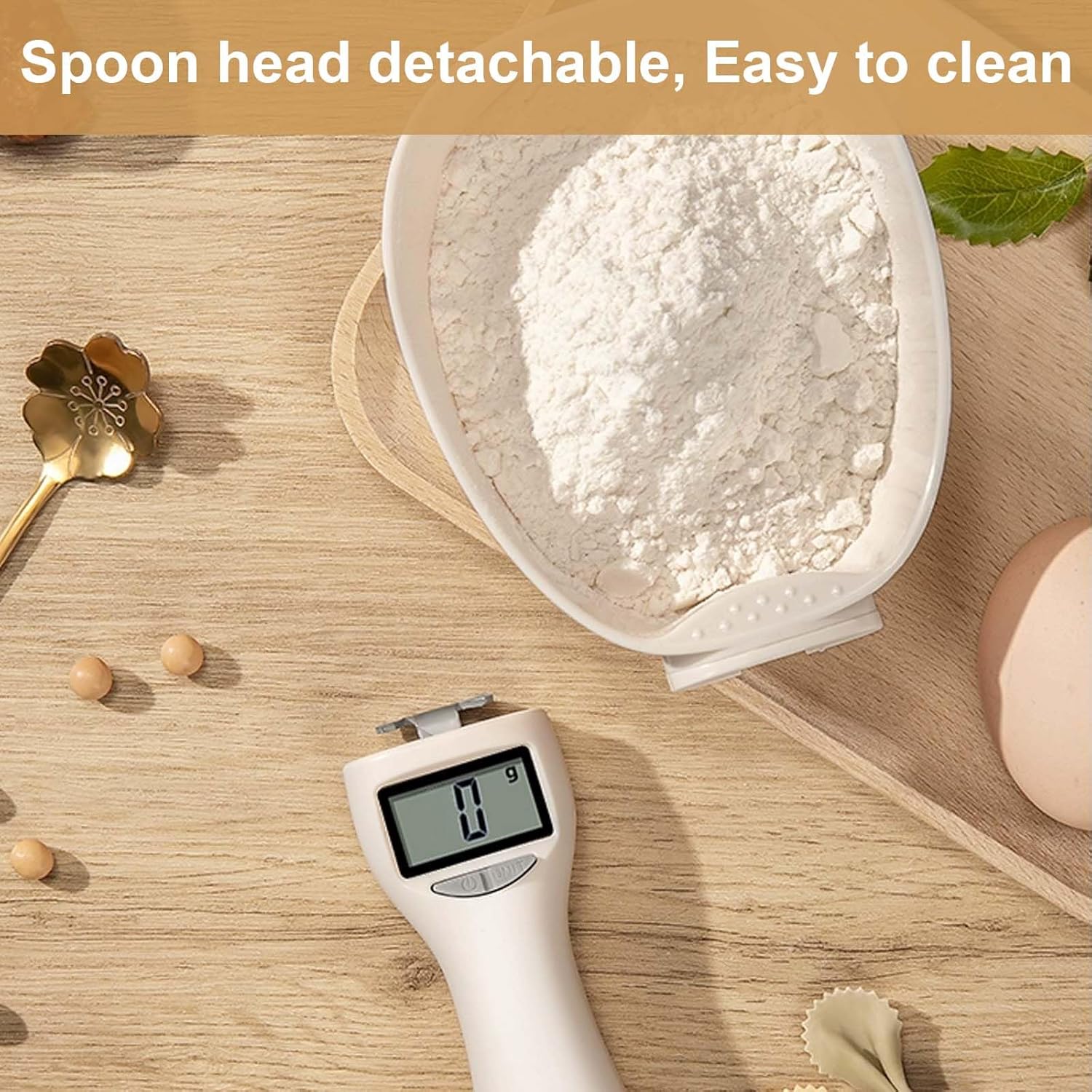 Balance Cuisine Numérique pour Chien/Chat : Mesure Précise avec Cuillère Détachable - Description