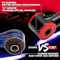 Vista 4 de KSP PERFORMANCE - Brazos de control superiores delanteros, ajustables de 2 a 4 pulgadas, 2 piezas, negros