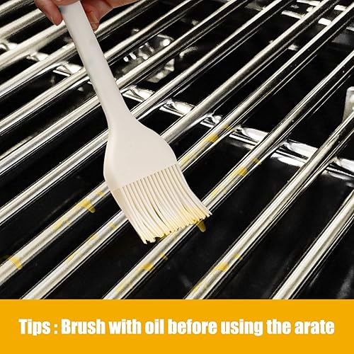 Miniatura 5 de Hisencn Rejilla de cocina para ahumador Masterbuilt de 30 pulgadas, 4 unidades de 13.3 x 13.6 pulgadas para ahumador de propano Masterbuilt