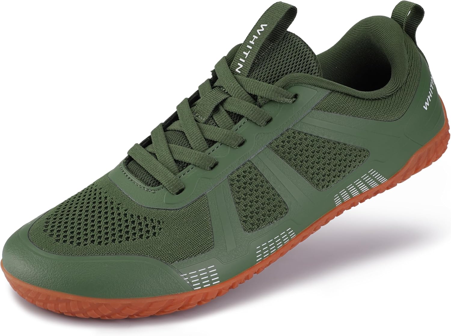 WHITIN Men's Wide Barefoot Shoes + Zero Drop & Durable Tire Tread-Inspired Sole
