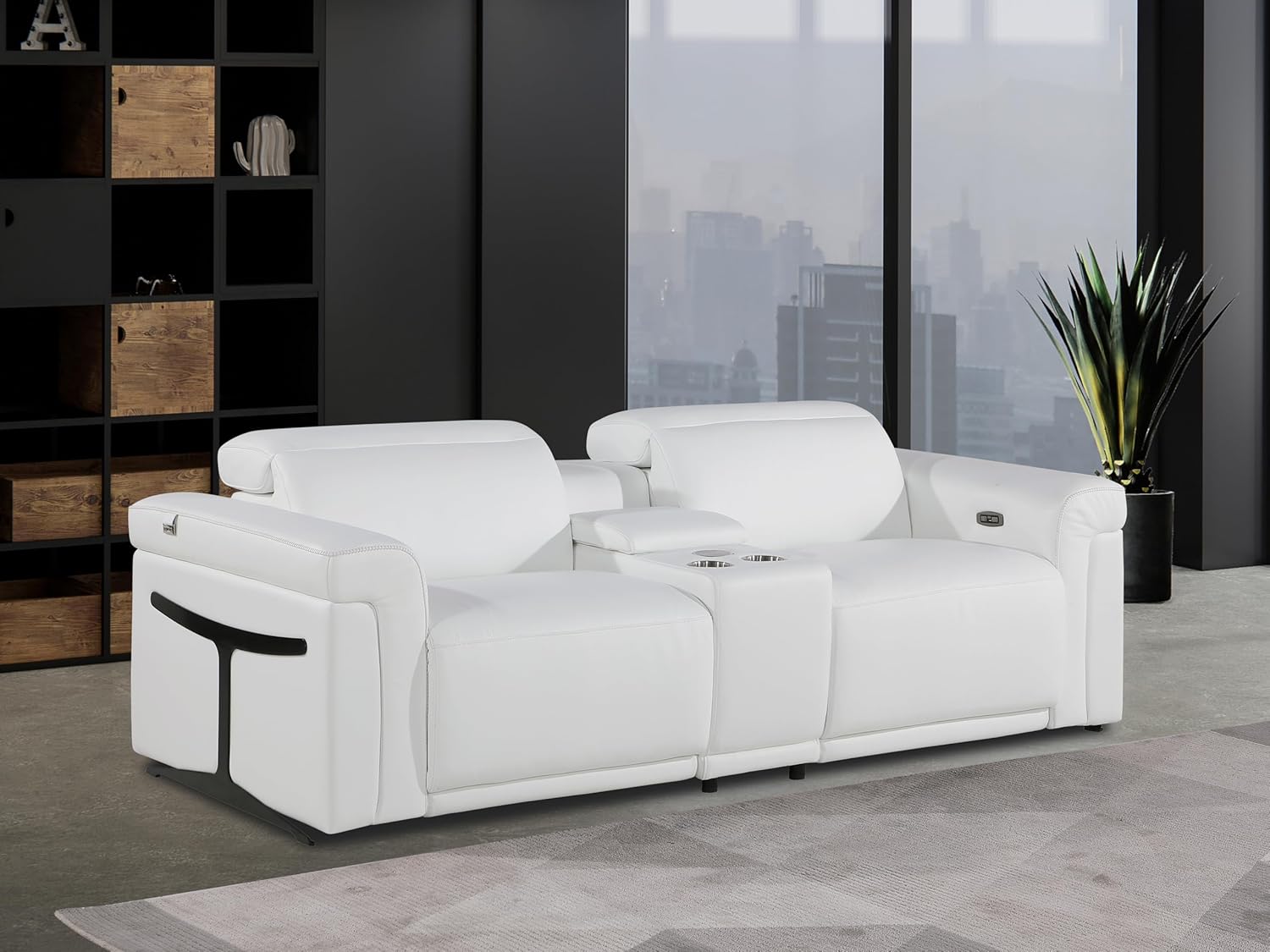 BlackJack Furniture Riccardo Italian Leather Power Recliner