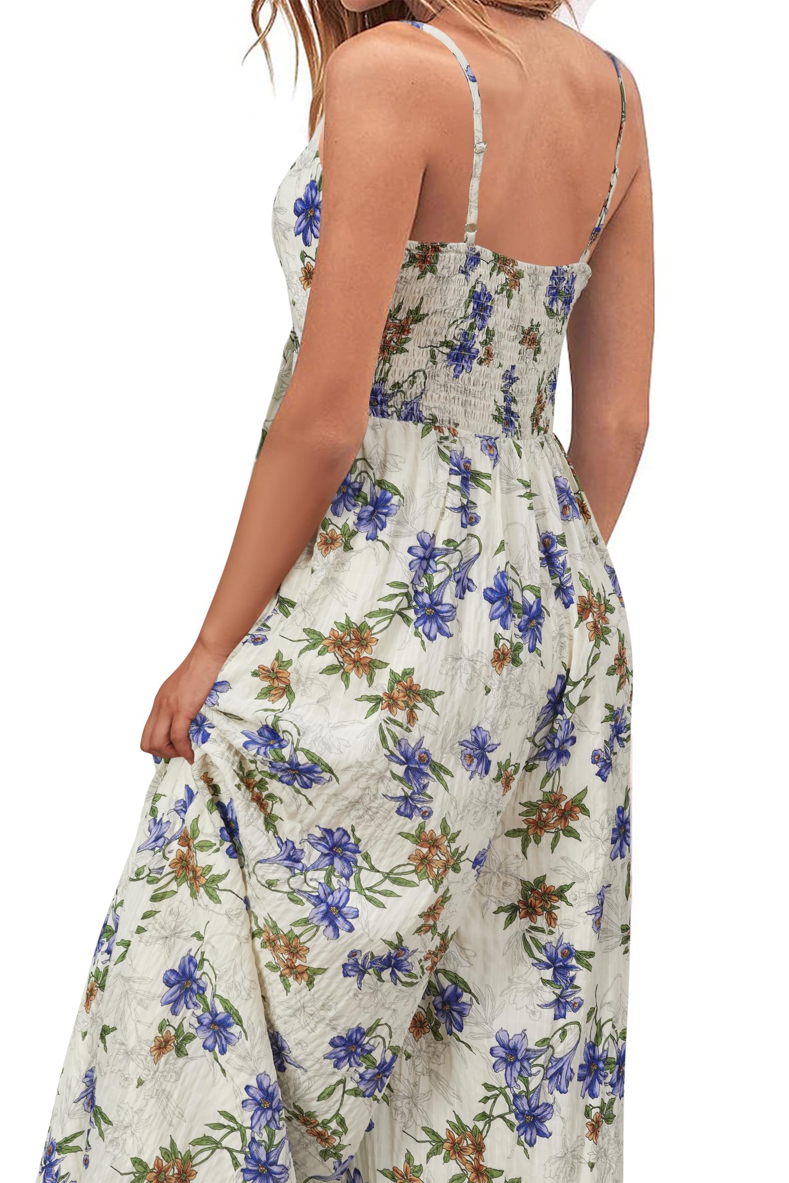 LAISHEN Damen Jumpsuit Sommer Elegant Lang Hosenanzug Festlich Hochzeit Tie Front Overall mit Lining