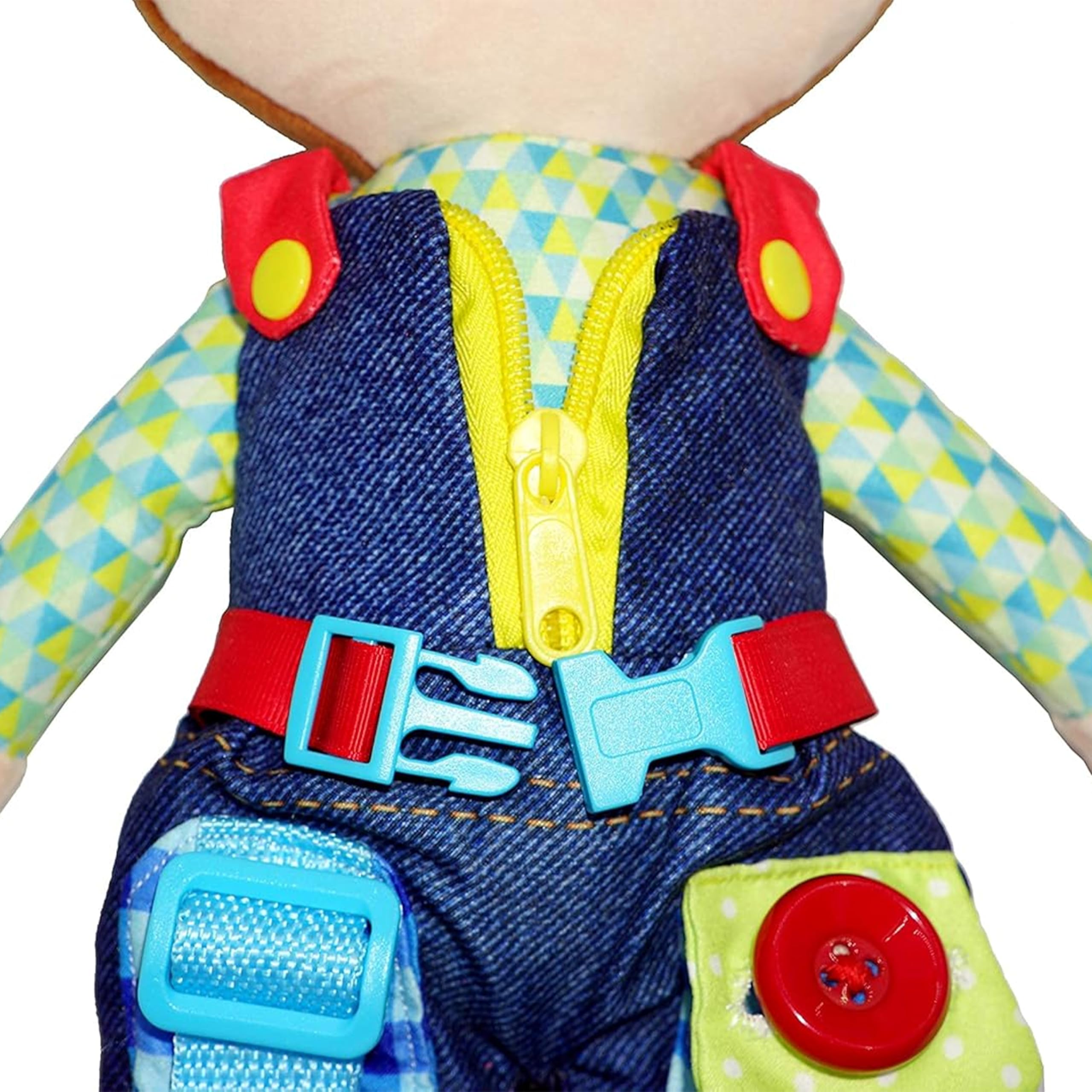Lullaberry 40cm Dressy Friends Lucas, Educational Stuffed Plush Doll For Kids and Toddlers 18 Months and Up - Image 4