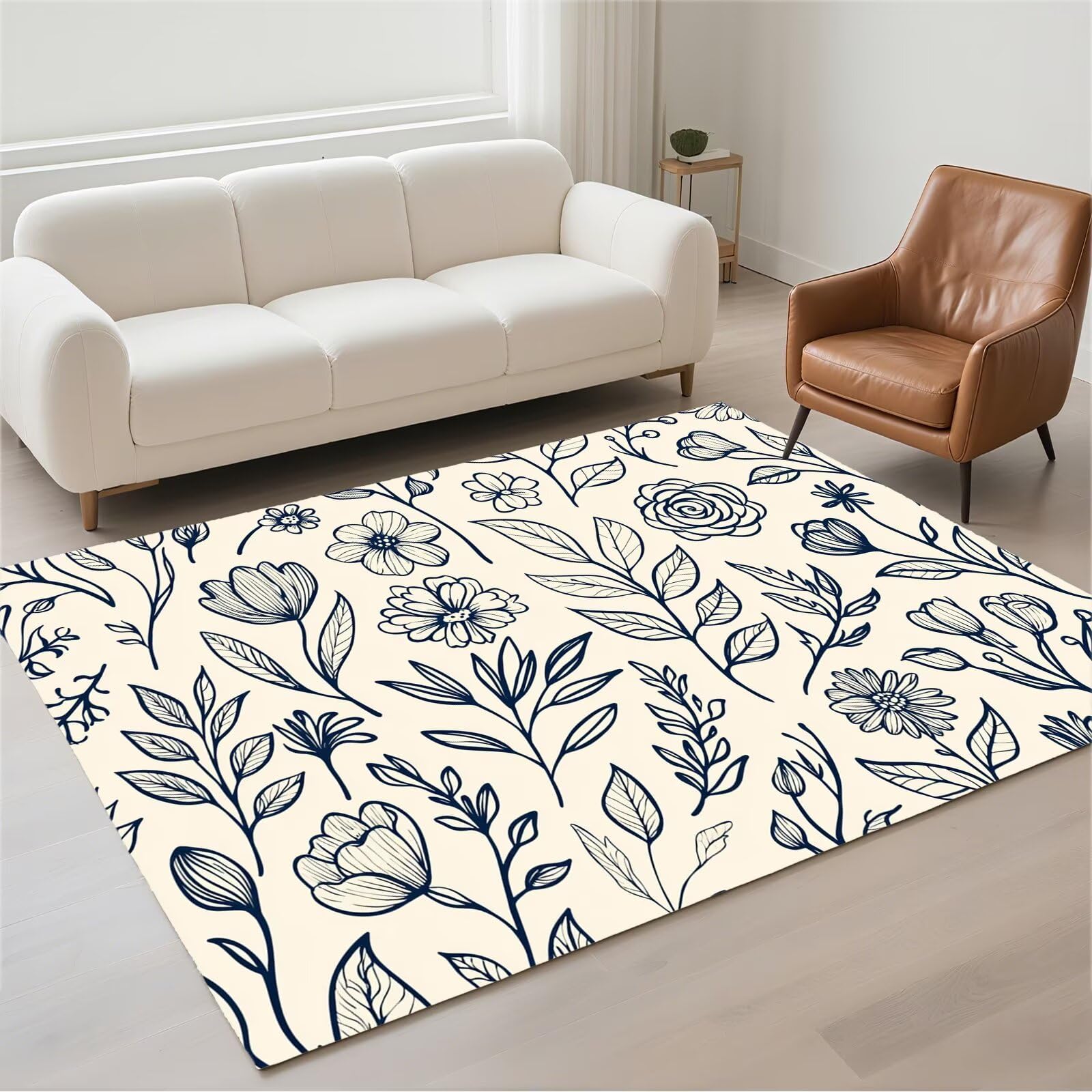 Petit tapis de cuisine lavable et antidérapant pour couloir moderne