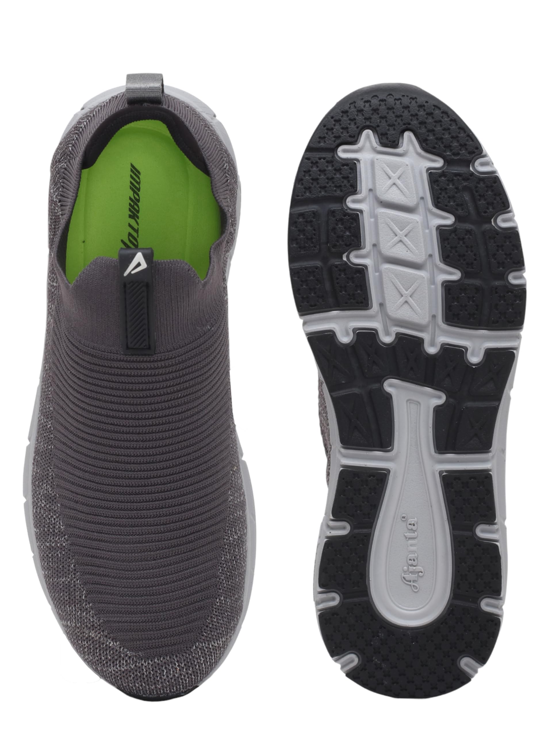 Impakto Men Grey Walking Shoe AS3132 3