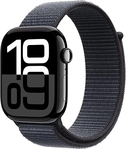 Miniatura 27 de Apple Watch Series 10 [GPS + Celular 46mm] con caja de titanio dorado con bucle milanés dorado - M/L. Rastreador de fitness, aplicación ECG, Caja de
