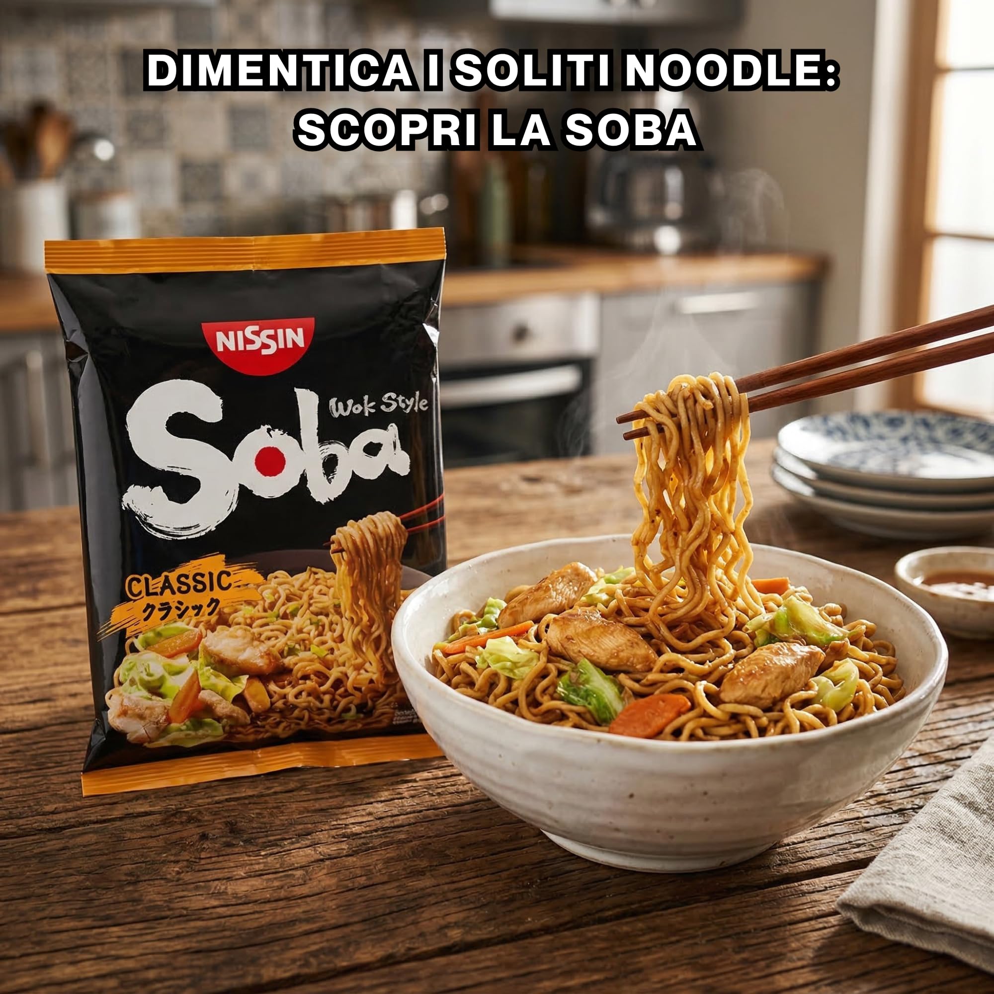 Hu Taste Kit Ramen Soba 8 Pack - Noodles Istantanei Assortiti: Classic, Teriyaki, Yakitori, Chili - Box Cibo Asiatico Pronto - Set Noodles Ramen Giapponese e Coreano per Amanti del Food Orientale