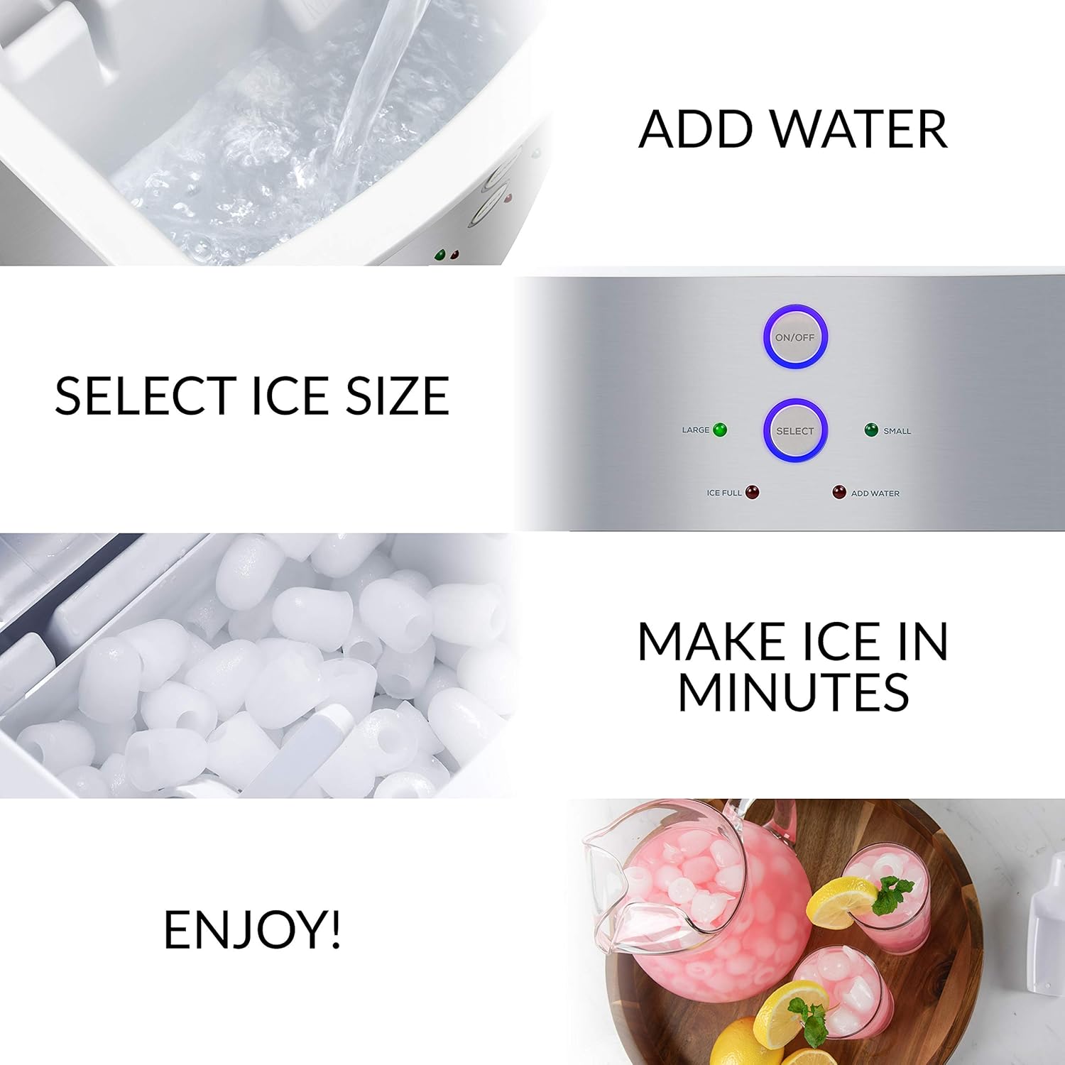 Adding water to Igloo ICEB33SS Ice Maker