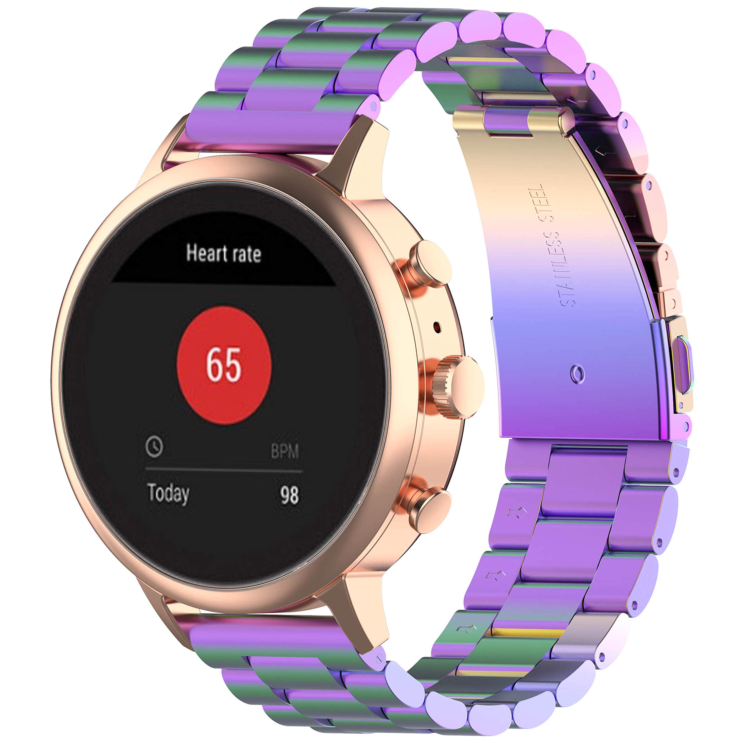 rose gold smartwatch fossil smartwatch gen venture