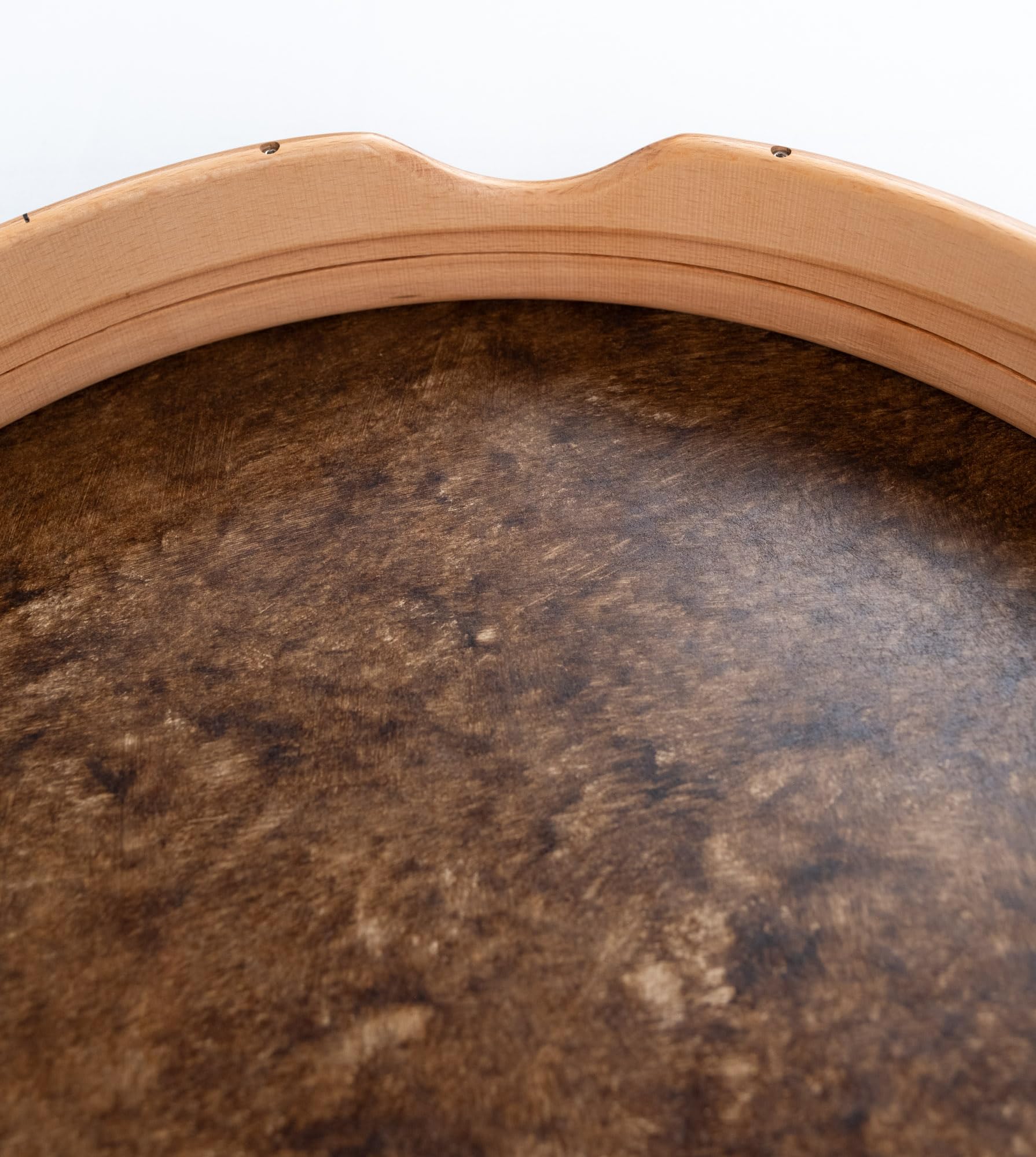Professional Bendir Frame Drum 20.5" Pelle Marrone Sintetica Bassi Estremi con Custodia 52cm * 7cm