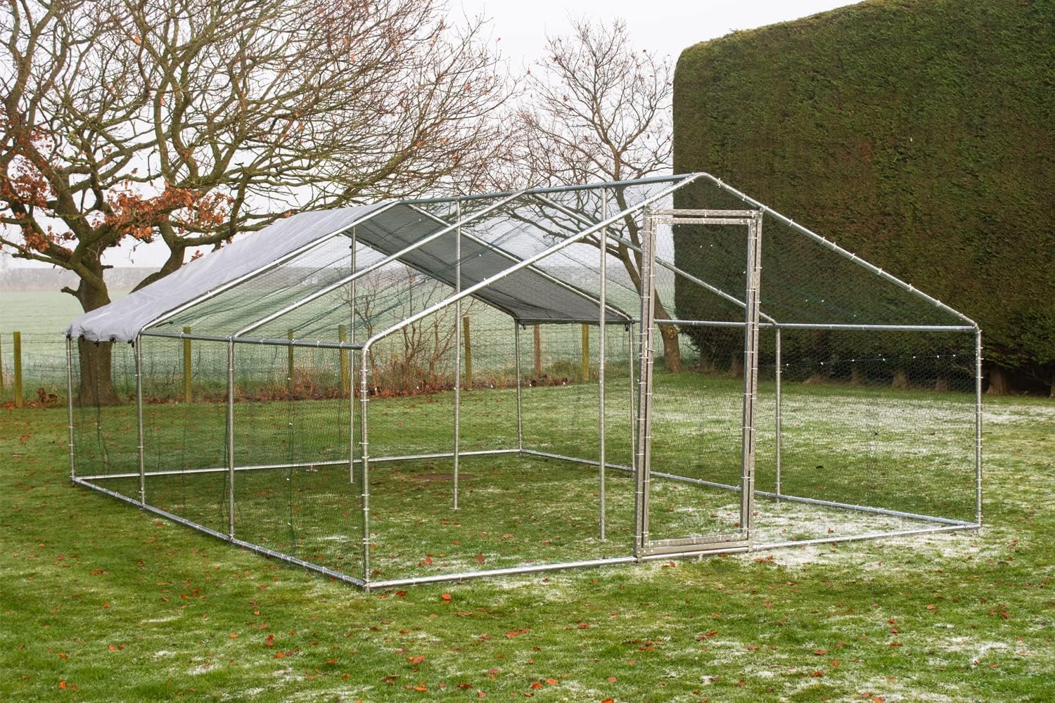 When in Home Chicken Run Coop Heavy Duty Galvanised Steel Cage suitable