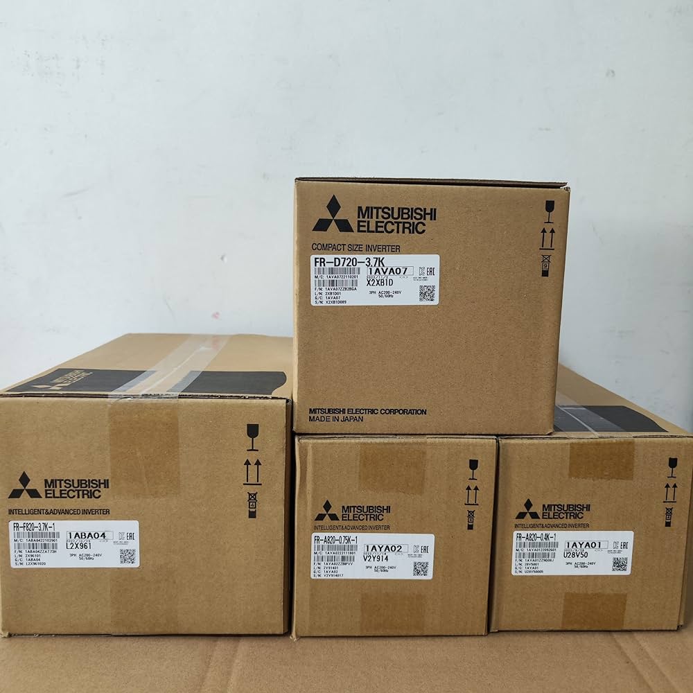 三菱インバーターFR-F820-11K-1(新品未開封品)DCリアクトル付 三菱電機 FR-F820-11K-1 三相200v 適用モータ容量:11kw 標準構造