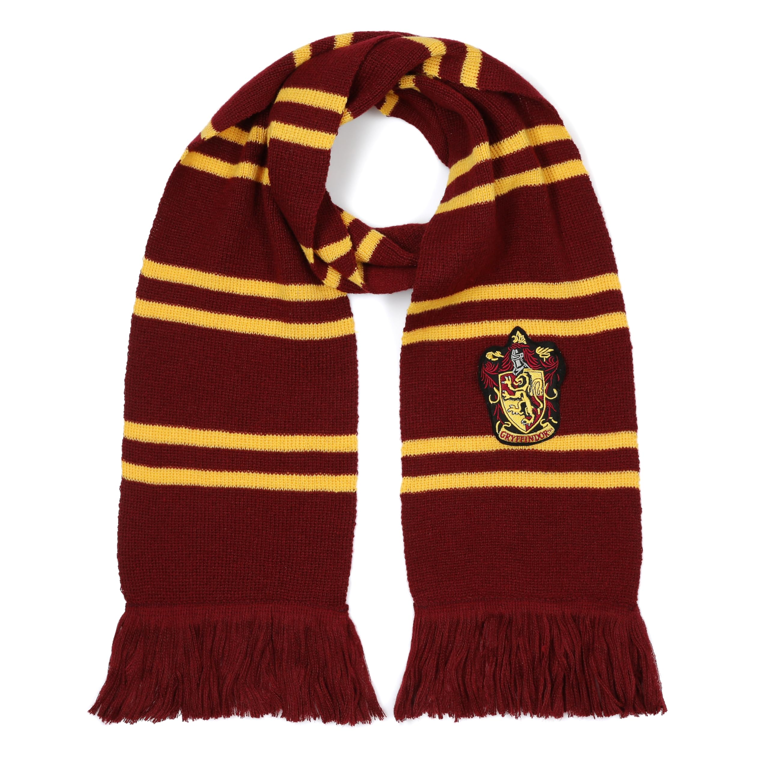 Harry Potter Écharpe officielle Gryffondor, bonnet et gants - Ensemble d'accessoires pour femmes et enfants - Cadeau et accessoires de costume de Poudlard