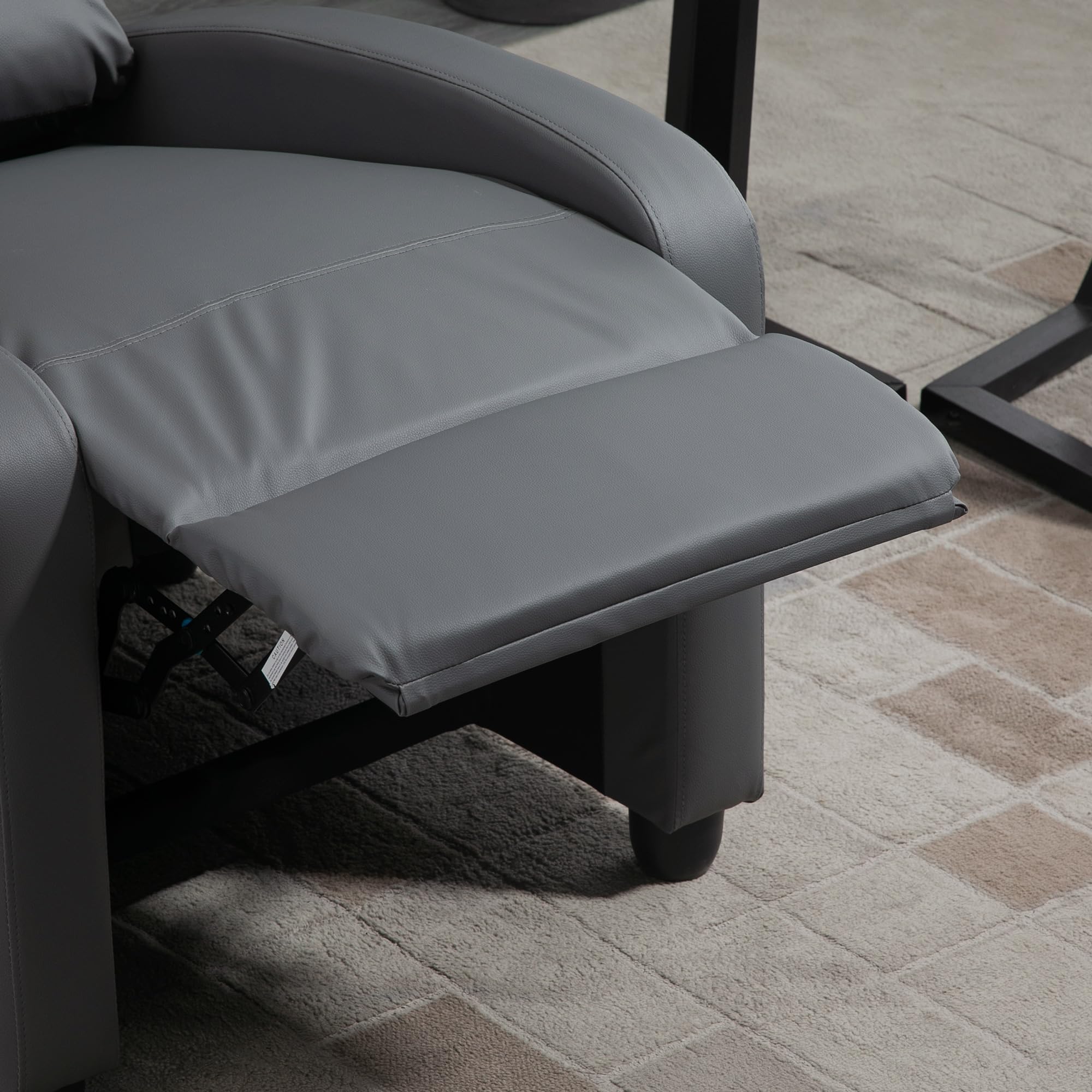 HOMCOM Relaxsessel Fernsehsessel mit Vibrationsmassage Grau