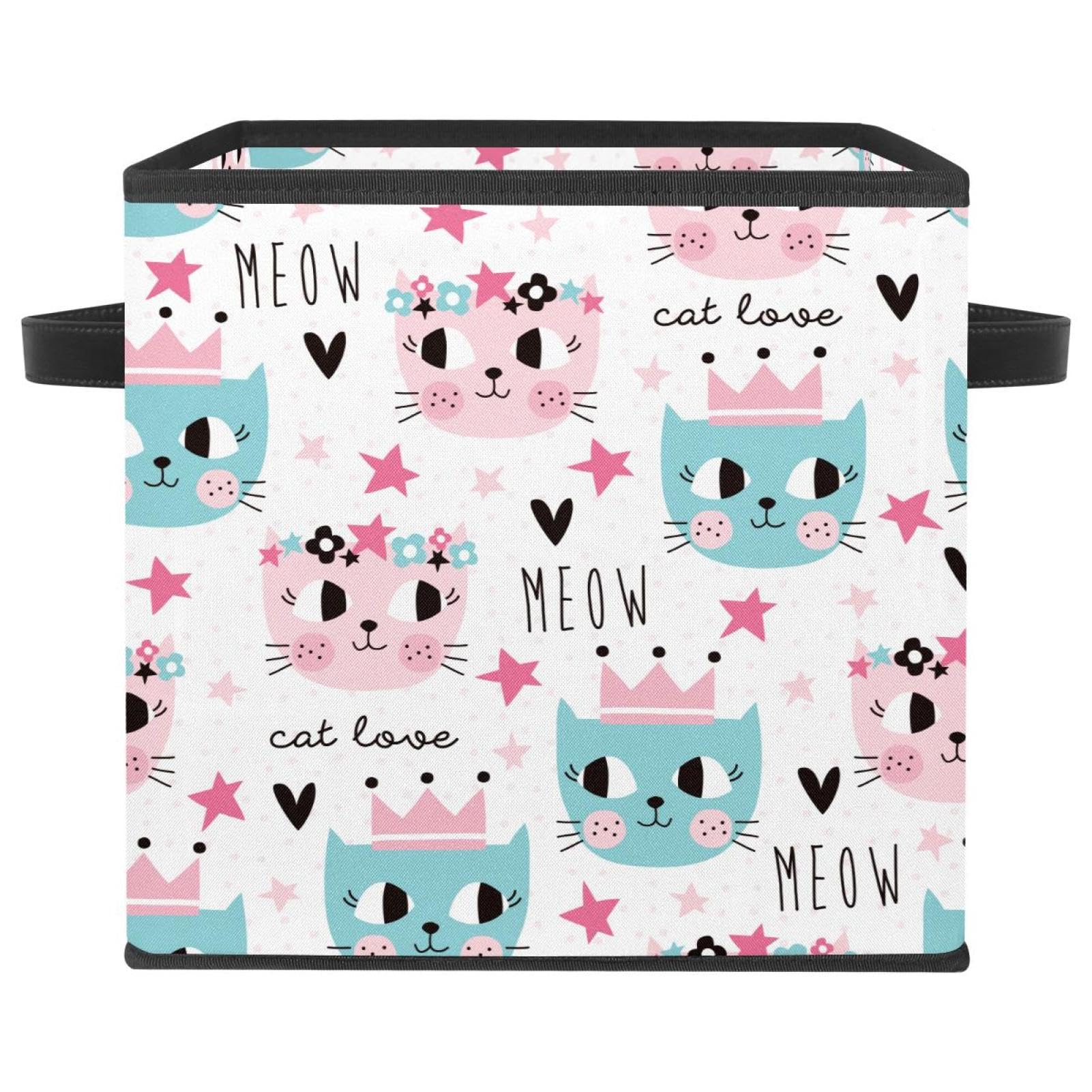 Boîte de rangement pliable tissu pour ranger les jouets de la chambre