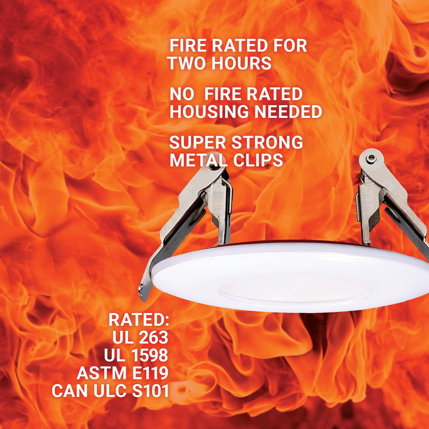 PARMIDA (6 Pack) 3 Inch Fire Rated LED Recessed Ceiling Light 5CCT Selectable, ETL 2 Hour Fire Rating, 8W Dimmable Ultra-Thin Canless Wafer Slim Panel Downlight Junction Box IC Rated No Tenmat Needed