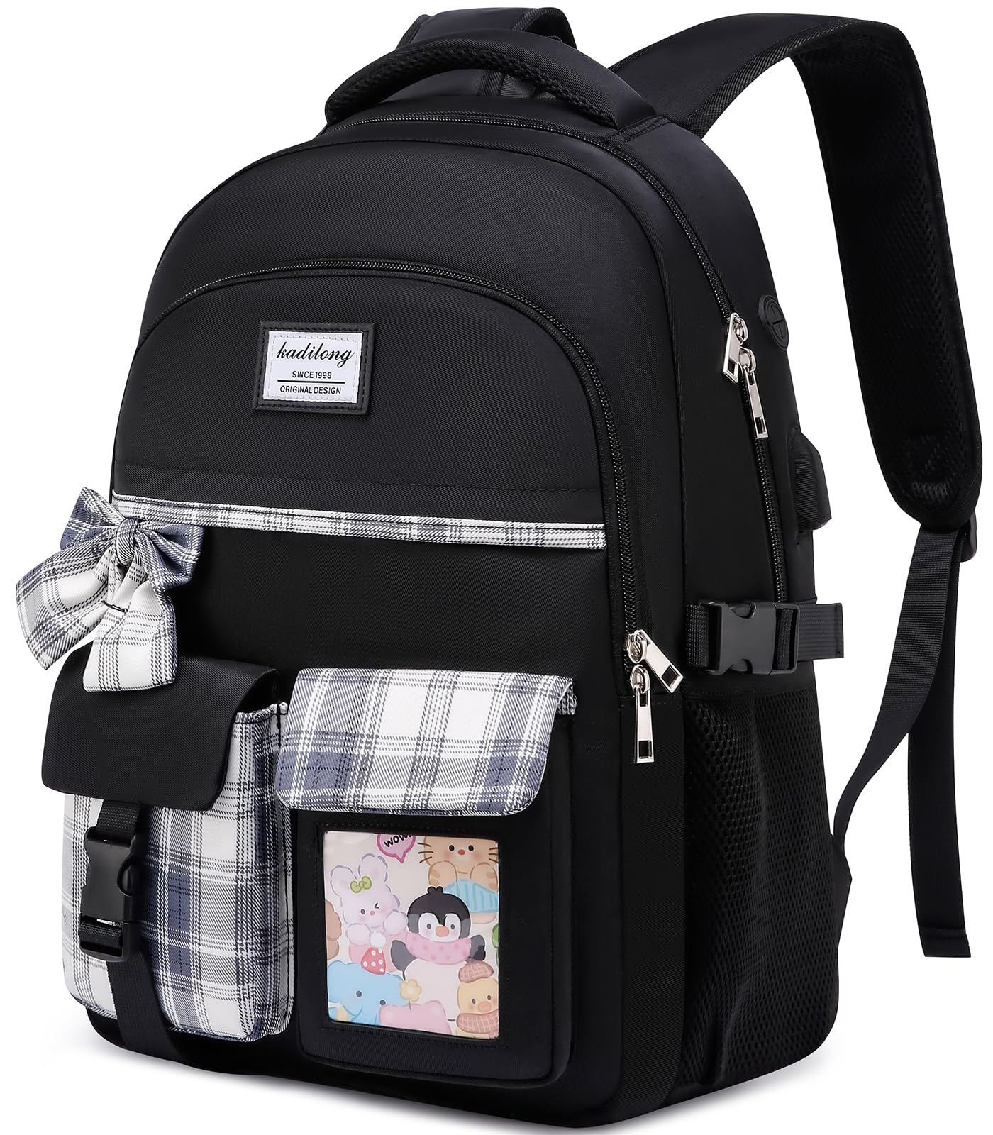kadilong Mochila para la escuela, adolescentes, bonita mochila para mujeres para la escuela secundaria, la escuela secundaria y la universidad