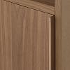 MUJI Stacking Shelf with Wooden Door, Walnut Veneer 83907983
