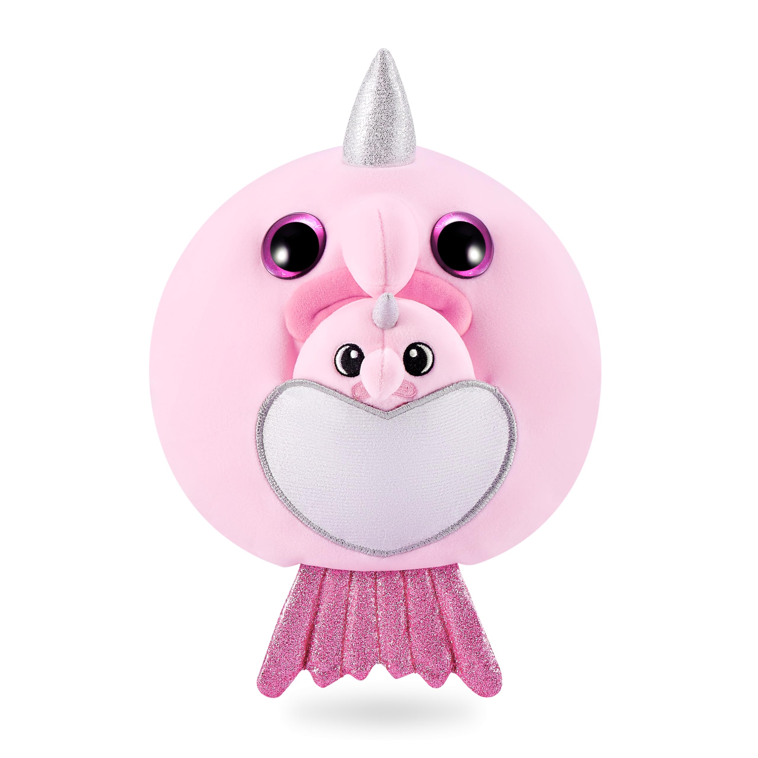 Rainbocorns Mamacorn Surprise Bolb Fish (BLOB) by ZURU, Collectible Plush Toy for Girls 3+, 7.36 x 9.06 x 11.02 inches - Image 4